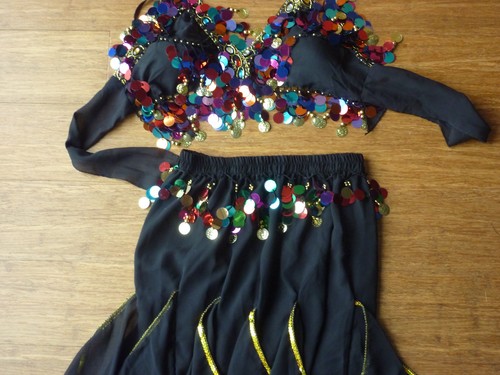 Piece belly dance costume - dance,