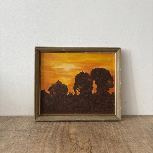Vintage oil board tree - vintage,