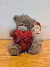 Tatty Teddy Bear Me to "You Love" Hug Cushion Original Tags Blue Nose Soft Toy