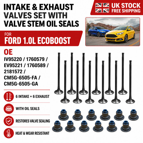 Intake exhaust valve set - intake&exhaust, for