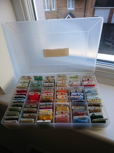 Assorted colour embroidery - 86,
