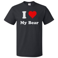 I Love My Bear T shirt I Heart My Bear Tee