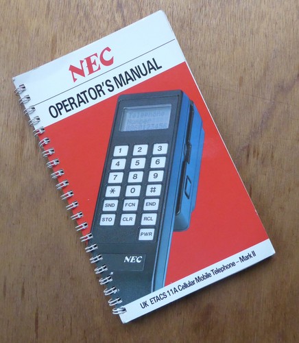 Vintage operator manual for - manual,