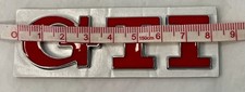 Fitting-VW Polo Golf (NEW) Metal Badge trunk 3D GTI mk2 mk3 mk4 mk5 mk6 mk7