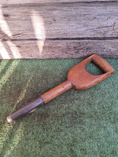 Vintage garden dibber - vintage, steel