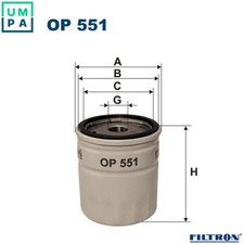 OIL FILTER OP 551 FOR FORD