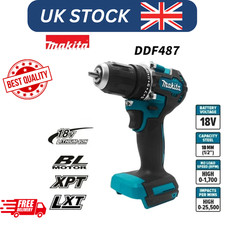 Makita DDF487 LXT 18V Brushless Cordless Drill Driver Bare Unit Body Only UK