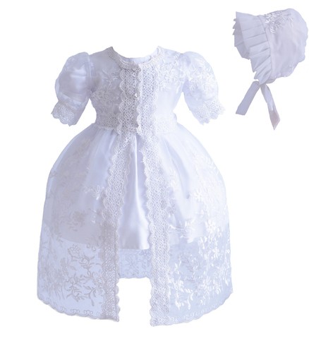 Baby piece white - white, lace