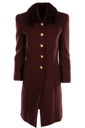 Fontana couture burgundy mink - fontana,