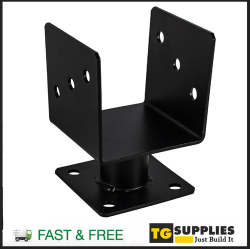 Heavy duty black elevated bolt - elevated,