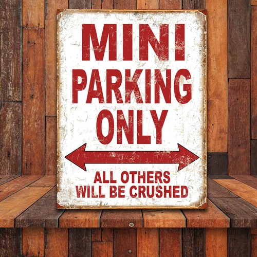 Funny mini parking only - funny,