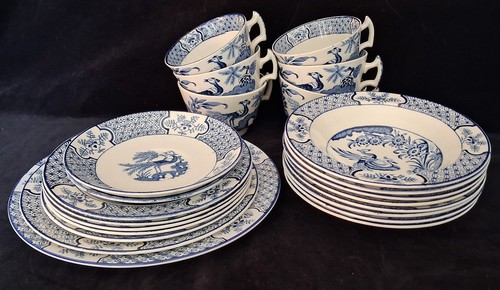 Vintage yuan wood sons blue - vintage,