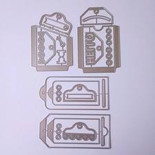Tags Die Set Pockets Tags, Tag