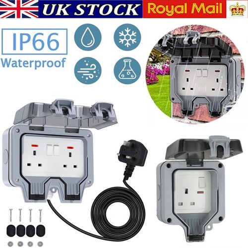 Waterproof outdoor plug - waterproof,