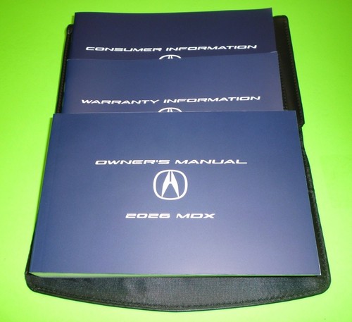 2026 acura mdx owners manual - acura,