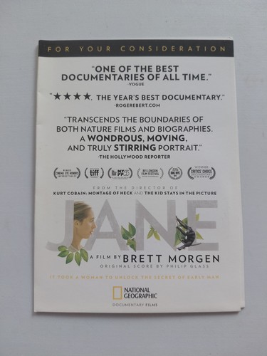 Jane for your consideration - your,