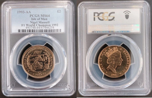 Isle man pounds 2 - isle, unc