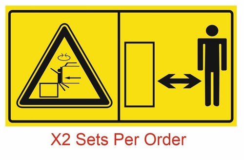 Rear safety stickers - rear,