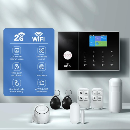 Lwohsi wireless home alarm - home,