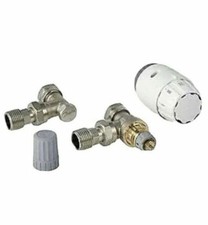 Danfoss Randall Ras-C2 15mm TRV + Lockshield Valve Combi Pack