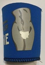 Beer Can Koozie Coozie Stubby Holder I've been all over THE MAP OF TASSIE Blue