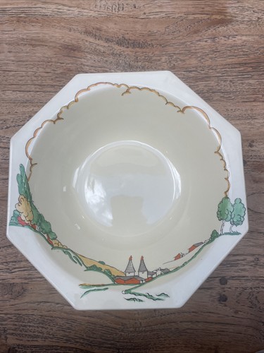 Clarice cliff octagonal fruit - cliff,