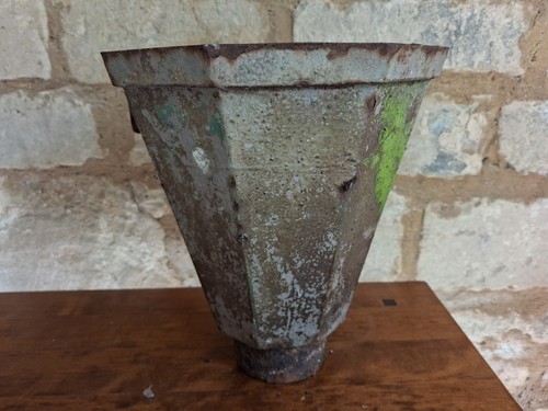 Vintage cast iron drain - cast, rain