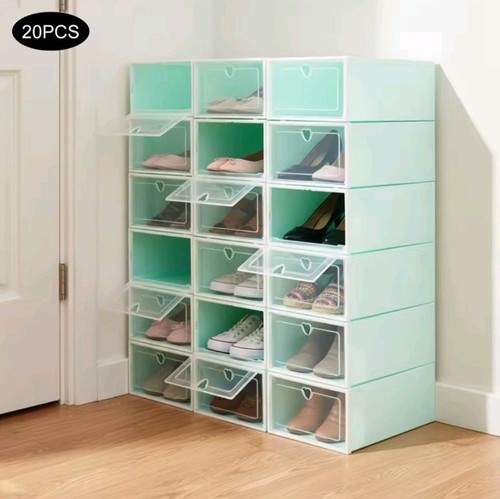 Stackable shoe boxes 20pcs - stackable,