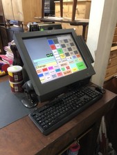 IBM POS Touch Screen System 15” and 12” Monitors Scanners And Printers