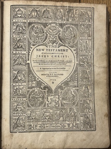 1655 holy bible - bible, old