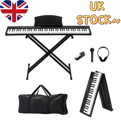 Portable foldable key - foldable, 88-key