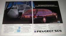 1984 Peugeot 505 Family Estate Car Ad