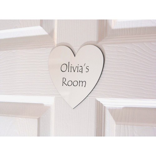 Personalised heart door - personalised,