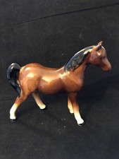 Retro ceramic horse ornament
