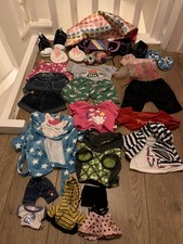 Large Build A Bear Bundle with Clothes, shoes    and Accessories, Good Condition