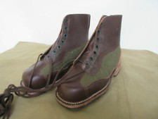 Army Service Boots Laced Boots True Vintage Leather Boots Original Heritage 41