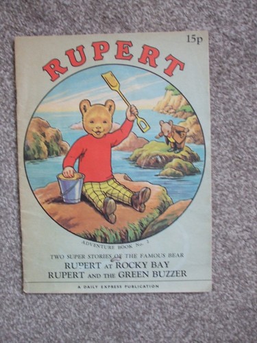 Rupert bear adventure book - rupert,