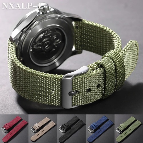 Nylon fabric wrist watch band - wrist,