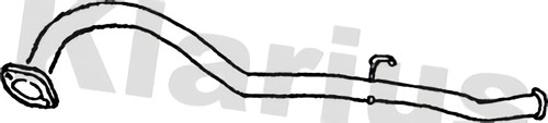 Klarius exhaust pipe fits opel - exhaust,