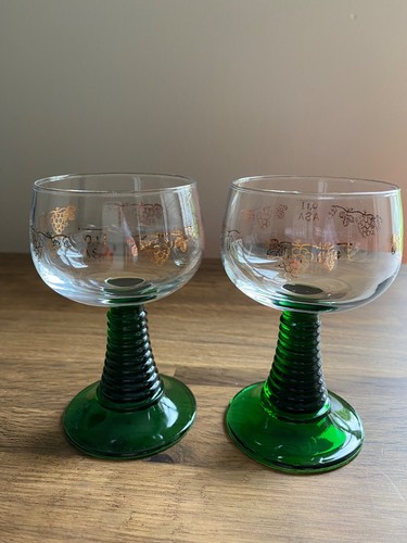 Vintage green stemmed - vintage,