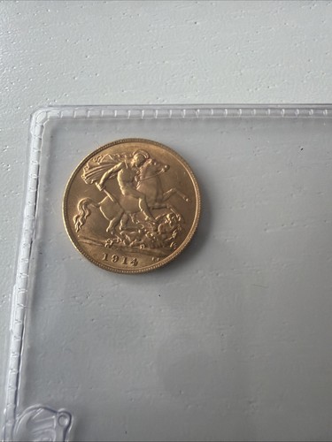 1914 george gold half - george, v