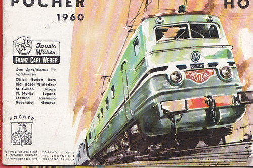 Pocher model catalogue 1960 - pocher,