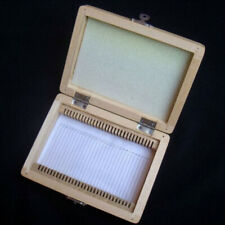 Wooden Box Storage Case 25PCS/50PCS/100PCS Microscope Slides Case Storage Holder