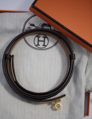 Hermès kelly belt gold - hermès,