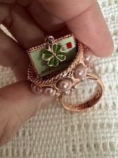 Les Nereides Ring Letter Charm