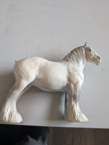 Beswick grey dapple shire - grey, mare