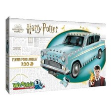 Wrebbit 3D Harry Potter Flying Ford Anglia Mini Jigsaw Puzzle - 130 Piece