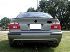 For BMW Series 5 E39 Sedan Becquet Wingeron Blade Chest Spoiler 1995-2003