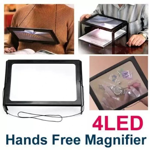 Large magnifying glass hands - magnifying,