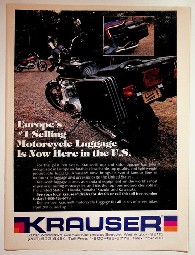 Krauser motorcycle luggage - krauser,